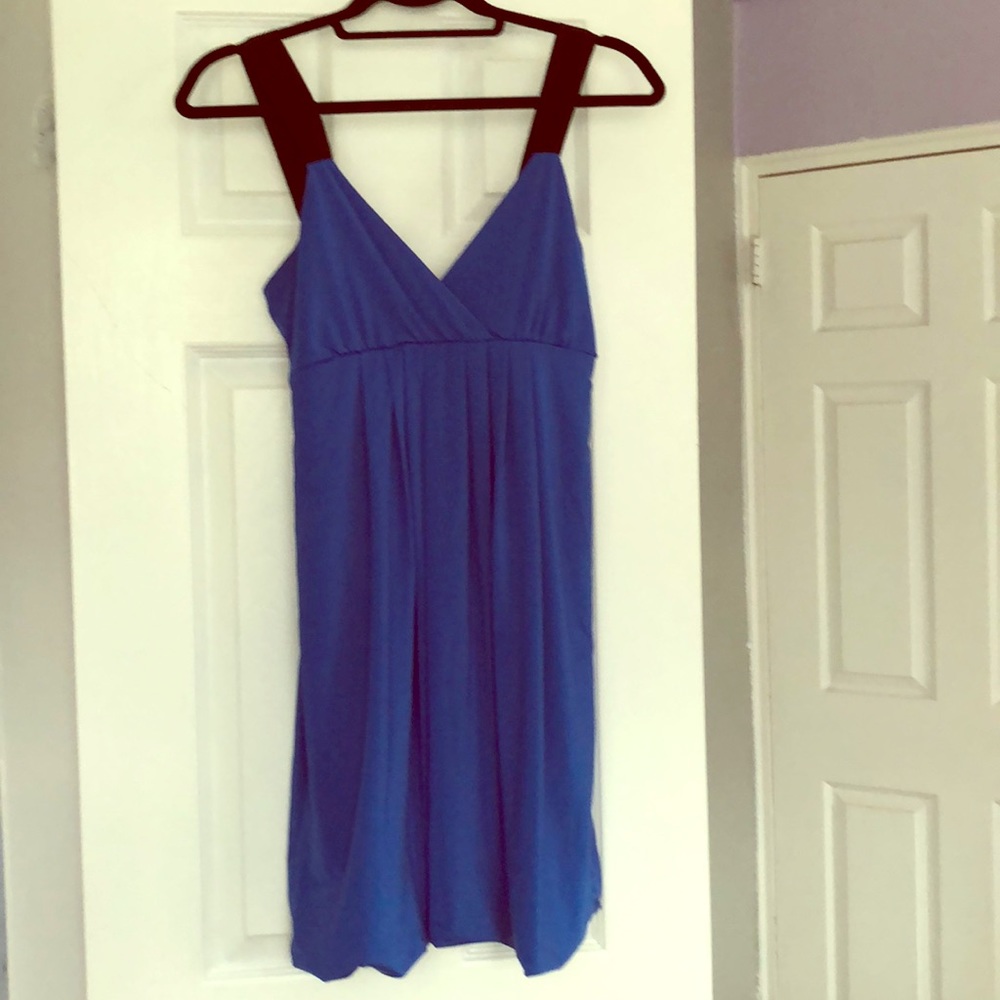 Royal blue bubble hem dress juniors dress size M